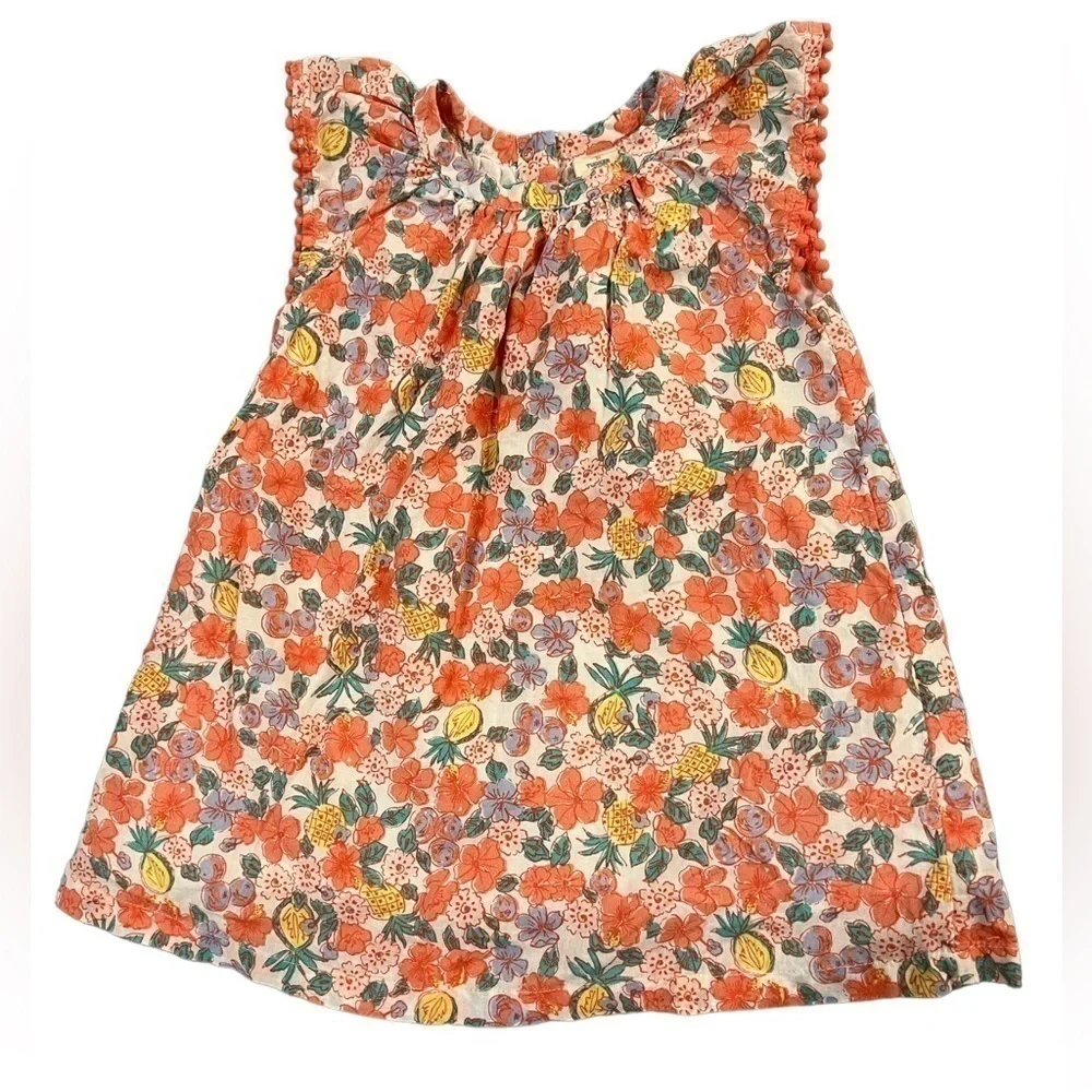 Tucker & Tate 12M tropical dress sleeveless w/decorative shoulder & bottoms